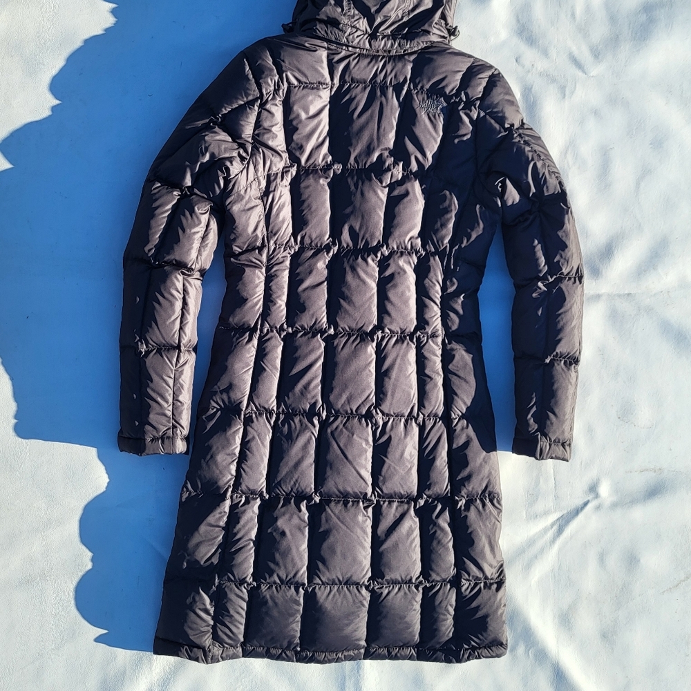 North Face 550 Womens Long Down Puffer Coat - Picture 6 of 11